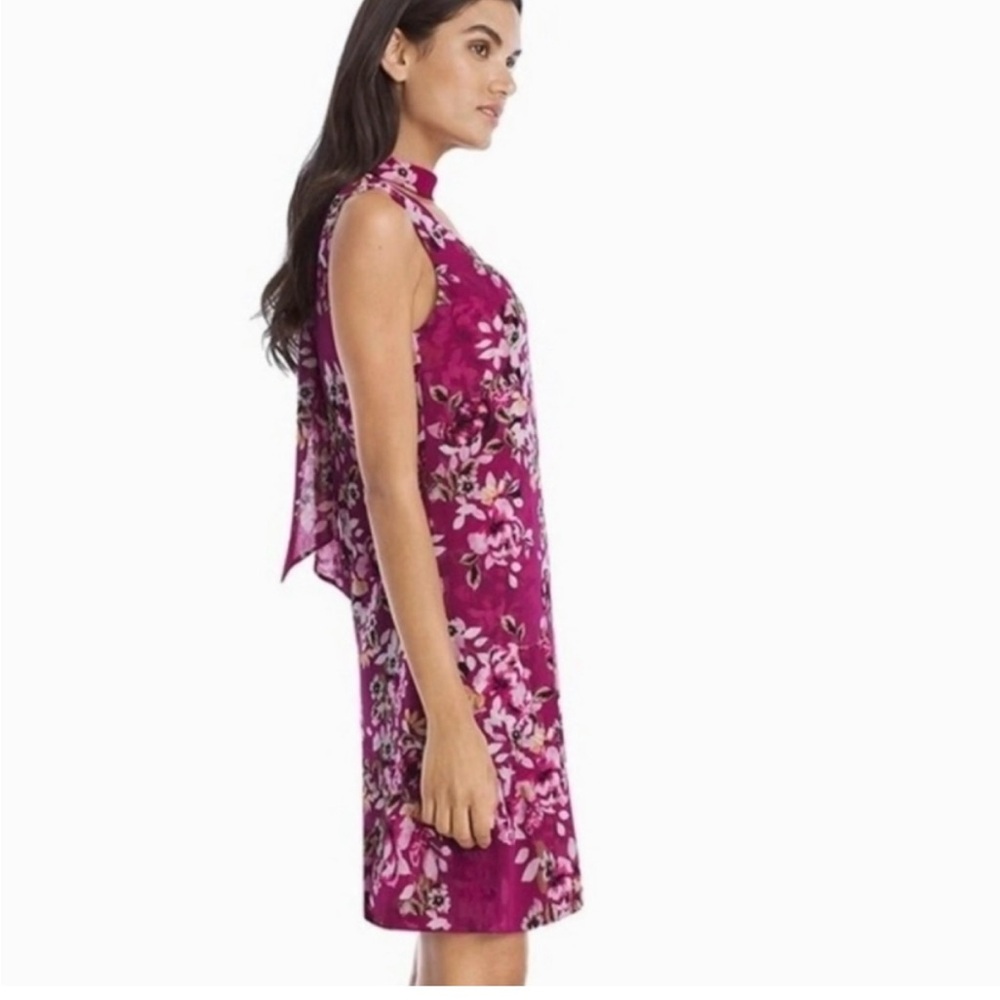 WHBM Beautiful Floral Pink Dress size 12